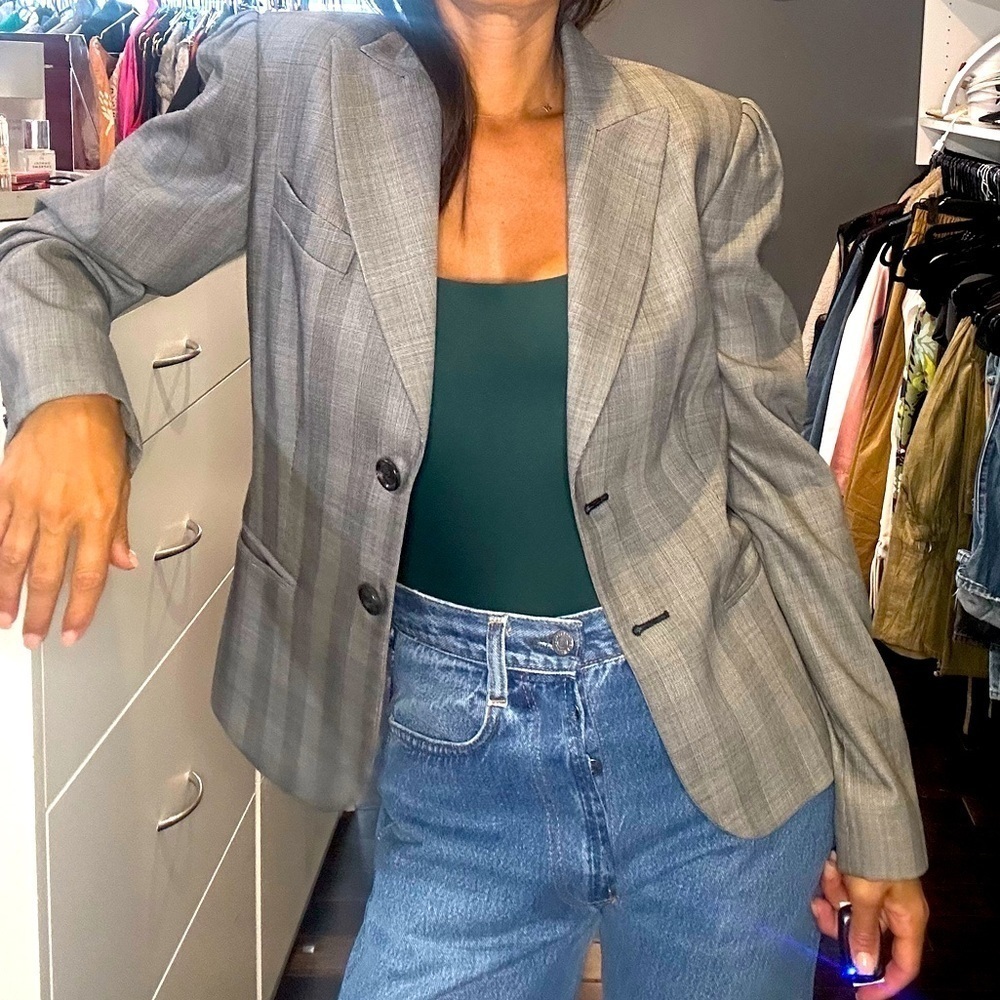 Loro Piana x Les Copains made in Italy stunning gray blazer Italian 40 fits a SM